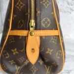 LV Montorgueil GM Brown Monogram Canvas with Leather and Gold Hardware #RYEC-1 - Image 9