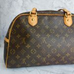 LV Montorgueil GM Brown Monogram Canvas with Leather and Gold Hardware #RYEC-1 - Image 5