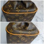 LV Montorgueil GM Brown Monogram Canvas with Leather and Gold Hardware #RYEC-1 - Image 23