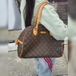 LV Montorgueil GM Brown Monogram Canvas with Leather and Gold Hardware #RYEC-1 - Image 34