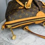 LV Palermo GM Brown Monogram Canvas with Leather and Gold Hardware #GULOS-1 - Image 9