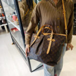 LV Palermo GM Brown Monogram Canvas with Leather and Gold Hardware #GULOS-1 - Image 35