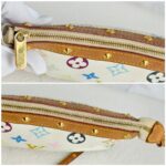 LV Pochette Accessories Multicolor Monogram Coated Canvas with Leather and Gold Hardware #RKOU-1 - Image 10