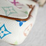 LV Pochette Accessories Multicolor Monogram Coated Canvas with Leather and Gold Hardware #RKOU-1 - Image 12