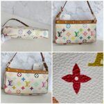 LV Pochette Accessories Multicolor Monogram Coated Canvas with Leather and Gold Hardware #RKOU-1 - Image 2