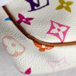 LV Pochette Accessories Multicolor Monogram Coated Canvas with Leather and Gold Hardware #RKOU-1 - Image 15