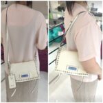 Prada 1BD082 Etiquette 2way-bag White Calf Leather with Silver Hardware #RYEY-3 - Image 44