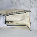 Prada 1BD082 Etiquette 2way-bag White Calf Leather with Silver Hardware #RYEY-3 - Image 11