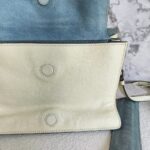 Prada 1BD082 Etiquette 2way-bag White Calf Leather with Silver Hardware #RYEY-3 - Image 23