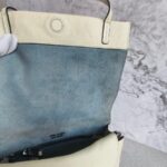 Prada 1BD082 Etiquette 2way-bag White Calf Leather with Silver Hardware #RYEY-3 - Image 19