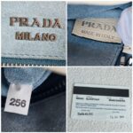 Prada 1BD082 Etiquette 2way-bag White Calf Leather with Silver Hardware #RYEY-3 - Image 31