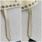 Prada 1BD082 Etiquette 2way-bag White Calf Leather with Silver Hardware #RYEY-3 - Image 25