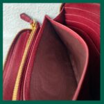 Prada Zippy Wallet Red Saffiano Leather with Gold Hardware #RKTY-1 - Image 25