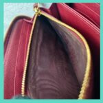 Prada Zippy Wallet Red Saffiano Leather with Gold Hardware #RKTY-1 - Image 29