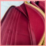 Prada Zippy Wallet Red Saffiano Leather with Gold Hardware #RKTY-1 - Image 31