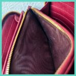 Prada Zippy Wallet Red Saffiano Leather with Gold Hardware #RKTY-1 - Image 28