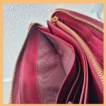 Prada Zippy Wallet Red Saffiano Leather with Gold Hardware #RKTY-1 - Image 21