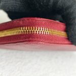 Prada Zippy Wallet Red Saffiano Leather with Gold Hardware #RKTY-1 - Image 14