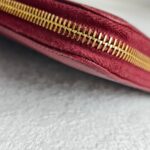 Prada Zippy Wallet Red Saffiano Leather with Gold Hardware #RKTY-1 - Image 17