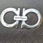 Salvatore Ferragamo Small Bag Bronze Calfskin with Silver Hardware #RYEY-4 - Image 13