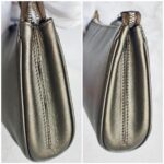 Salvatore Ferragamo Small Bag Bronze Calfskin with Silver Hardware #RYEY-4 - Image 7