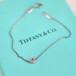 Tiffany & Co Elsa Peretti 925 Silver Pink Sapphire Bracelet #RKOL-9