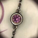 Tiffany & Co Elsa Peretti 925 Silver /Pink Sapphire Bracelet #RKOL-9 - Image 5