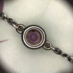 Tiffany & Co Elsa Peretti 925 Silver /Pink Sapphire Bracelet #RKOL-9 - Image 6