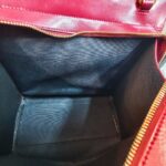 YSL Uptown Small Bag Red Box Leather and Gold Hardware #RYEK-1 - Image 34