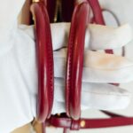 YSL Uptown Small Bag Red Box Leather and Gold Hardware #RYEK-1 - Image 24