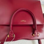 YSL Uptown Small Bag Red Box Leather and Gold Hardware #RYEK-1 - Image 20