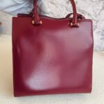 YSL Uptown Small Bag Red Box Leather and Gold Hardware #RYEK-1 - Image 5