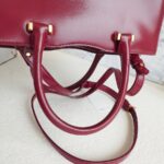 YSL Uptown Small Bag Red Box Leather and Gold Hardware #RYEK-1 - Image 22