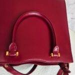 YSL Uptown Small Bag Red Box Leather and Gold Hardware #RYEK-1 - Image 21