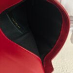 YSL Uptown Small Bag Red Box Leather and Gold Hardware #RYEK-1 - Image 43