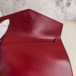 YSL Uptown Small Bag Red Box Leather and Gold Hardware #RYEK-1 - Image 40