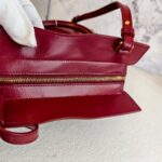 YSL Uptown Small Bag Red Box Leather and Gold Hardware #RYEK-1 - Image 9