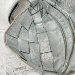 Bottega Veneta Cassette Medium Classic Metallic Silver Leather with Silver Hardware #RYLR-2 - Image 31