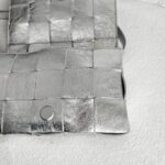 Bottega Veneta Cassette Medium Classic Metallic Silver Leather with Silver Hardware #RYLR-2 - Image 7