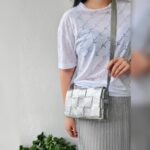 Bottega Veneta Cassette Medium Classic Metallic Silver Leather with Silver Hardware #RYLR-2 - Image 2