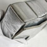 Bottega Veneta Cassette Medium Classic Metallic Silver Leather with Silver Hardware #RYLR-2 - Image 14