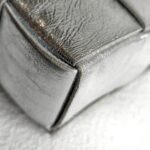 Bottega Veneta Cassette Medium Classic Metallic Silver Leather with Silver Hardware #RYLR-2 - Image 12