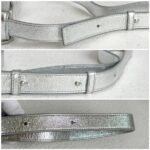 Bottega Veneta Cassette Medium Classic Metallic Silver Leather with Silver Hardware #RYLR-2 - Image 23