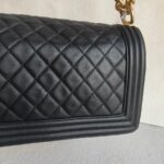 Chanel Boy Medium 25cm Black Lambskin with Gold Hardware #RYTR-1 - Image 6