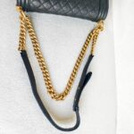 Chanel Boy Medium 25cm Black Lambskin with Gold Hardware #RYTR-1 - Image 17