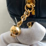 Chanel Camera Bag Black Lambskin with Gold Hardware #RKCU-1 - Image 18