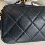 Chanel Camera Bag Black Lambskin with Gold Hardware #RKCU-1 - Image 5