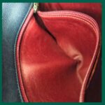 Chanel Coco Handle Medium Black/Maroon Grained Calfskin with Rustic Silver Hardware #RYKO-2 - Image 39