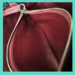 Chanel Coco Handle Medium Black/Maroon Grained Calfskin with Rustic Silver Hardware #RYKO-2 - Image 32