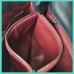 Chanel Coco Handle Medium Black/Maroon Grained Calfskin with Rustic Silver Hardware #RYKO-2 - Image 31